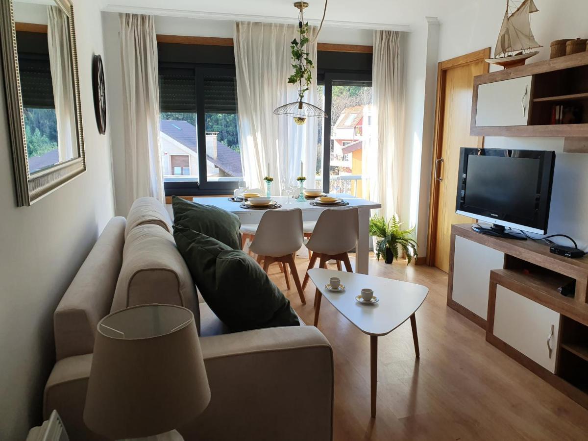 Acogedor apartamento en Boiro Exterior foto