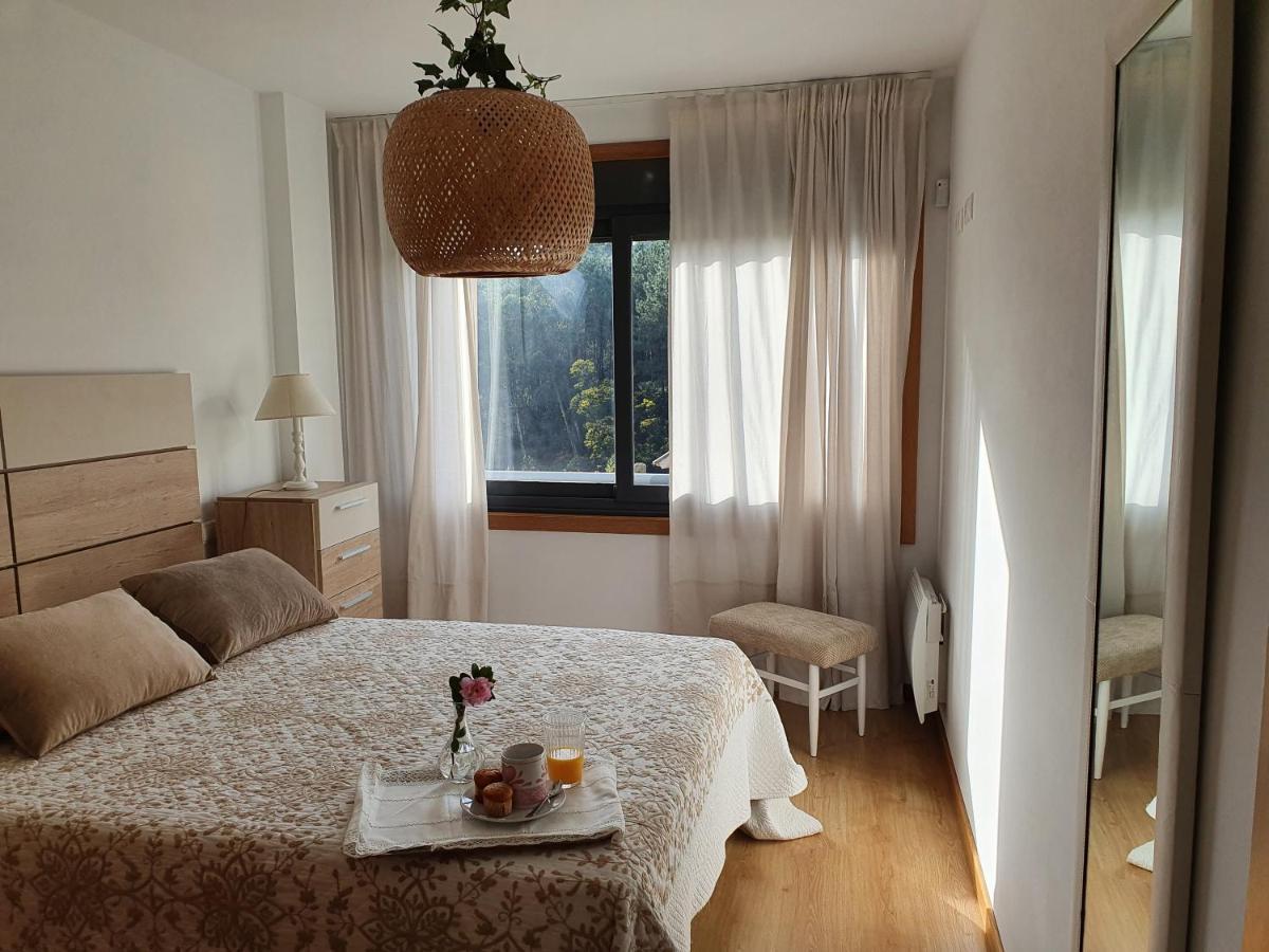 Acogedor apartamento en Boiro Exterior foto